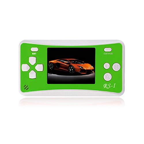 SKYRC Handheld Game Console for Kids,Classic Retro Game Player with 2.5" LCD 8-Bit Portable Video Games Compatible with PAL AAD NTSC TV ,152 in 1 Classic Games -- (Green) - Thumbnail 4