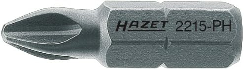 HAZET 2215-PH2 25 mm Cross Recess Profile PH Bit - Multi-Colour