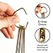 2lbDepot Gold Measuring Spoons Set of 7 Includes Bonus Leveler, for Baking/Cooking, Premium Kitchen use Stainless Steel Teaspoons, Rust Proof, Narrow Design fits into Spice Jars