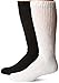 Dr. Scholl's Men's D&c Advanced Relief Over the Calf 2 Pack Socks, Black/White, Sock Size: 10-13/Shoe Size:9-11