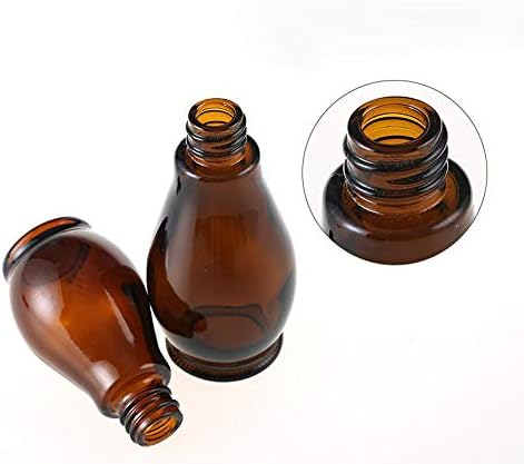 2 Pack 100ml Amber Glass Spray Bottles Refillable Essential Oil Perfume Atomiser with Fine Mist Sprayer and Black Cap for DIY Skincare Haircare Makeup Travel - Image 5