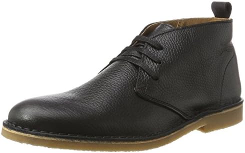 Selected Homme Royce Casual Lace-up Chukka Boot In Black Leather (43 M EU)