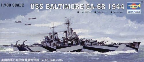 USS Baltimore CA-68 1944 1/700 Trumpeter