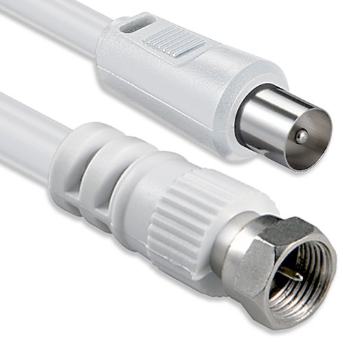 1aTTack Coaxial Connection Cable Antenna Cable Sat Cable F-Connector Coaxial Male to Coaxial Female Double-Shielded / Triple Shielded / Quadruple Shielded / 75 db / 85 db / 100 db / 110 db / 120 db / 125 db