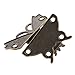 ODETOJOY 1Pc Antique Bronze Butterfly Cabinet Latches Hasp Pad Lock Clasp for Jewelry Wooden Box Case Chest Retro Vintage Decorative Mini Latch for Toolbox Gift Box Suitcase with Screws (Bronze)