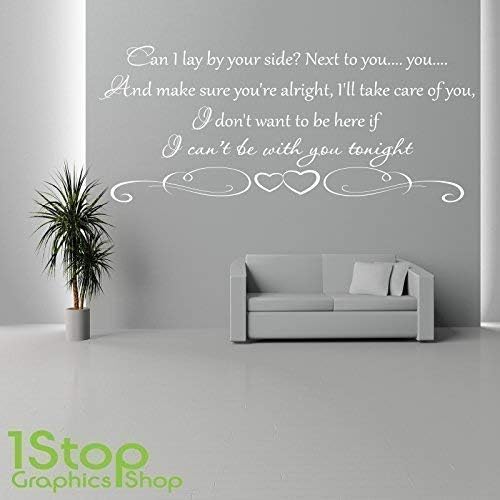 1stop Graphics Shop Sam Smith Lay Me Down Wandaufkleber Schlafzimmer Lounge Wandkunst Aufkleber X422 Gold Large 60cm X 124cm Amazon De Kuche Haushalt amazon de