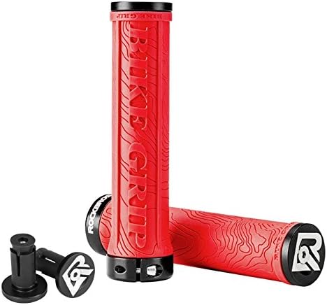 ShopSquare64 ROCKBROS Bicycle Grips TPR Rubber Bike Handlebar MTB Grips Soft Lock On Handlebar Cycling