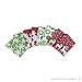 Hallmark Image Arts Holiday Gift Bag Assortment, Red and Green Snowflakes, Reindeer, Chevron (Pack of 16 Small, Medium, Large Bags for Classrooms, Treats, Gift Exchanges) (5EGB5775)