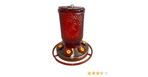 Bird Wildlife Accessories Hummingbird Feeder 6 Ports W Bee