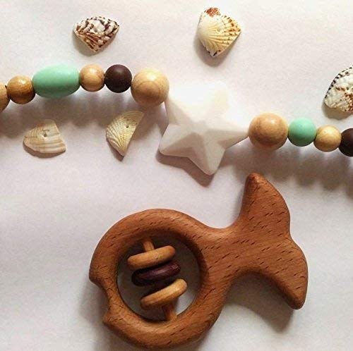 baby rattle wooden