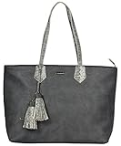 David Jones Women's Tote Bag (Grey, CM3376 GREY)