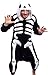 Silver Lilly Unisex Adult Pajamas - One Piece Cosplay Costume (Skeleton, S)