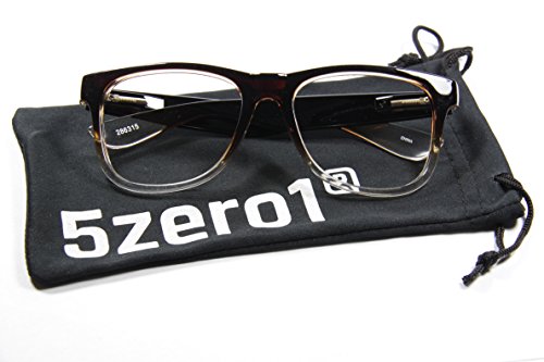 5Zero1 Retro 80's Unisex Rxable Prescription Ready Optical Eyewear Fashion Glasses