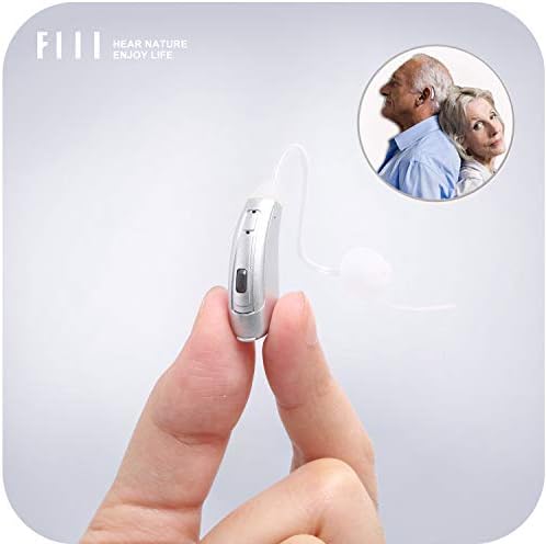 Digital Hearing Amplifier Volume Control - Mini Adjustable Noise Reduction Audiologist Design for Left & Right Ear