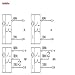 Taiss/ M18 Infrared Ray Diffuse Reflection Photoelectric Switch Sensor Optical Three Lines 6-36VDC NPN NO Proximity Switch Inductive Distance 10 cm E3F-DS10C4