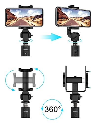 Yoozon Upgraded Selfie Stick Tripod Bluetooth, Phone Camera