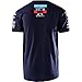 2017 Troy Lee Designs Boys/Kids KTM Team LIC Short-Sleeve Shirt - Youth Medium - Navy