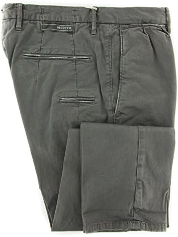 Incotex Green Solid Pants - Slim - 36/52