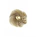 FESHFEN Scrunchy Scrunchie Hairpieces Elastic Messy Hair Bun Ponytail Hair Extensions Wig Drawstring-14H613 Light Ash Brown & Bleach Blonde