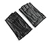 Ambesi Women's Traditional Half Finger Nappa Leahter Driving Gloves Black M