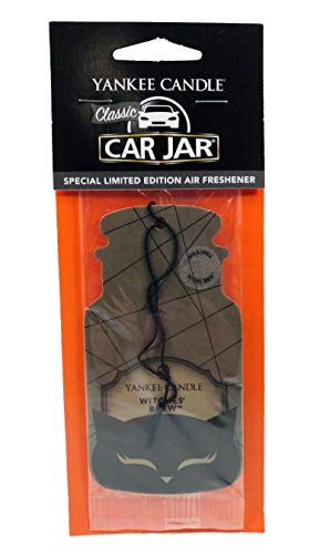Yankee Candle Witches' Brew Halloween Car Jar Air Freshener - Yankee Candle Car Jar Air Freshener, Fresh Scent
