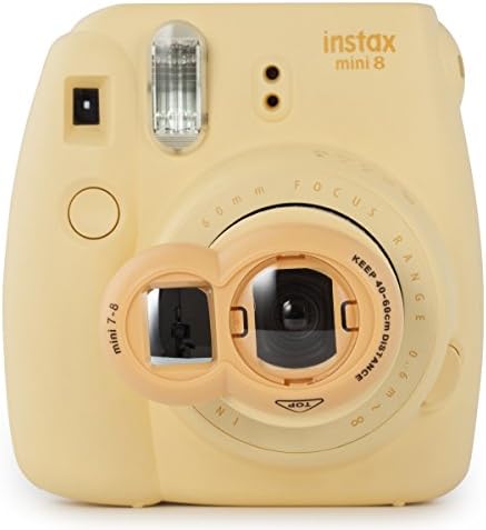 Nodartisan Close-Up Lens with Self-Portrait Mirror for Fujifilm Instax Mini 8 8+ 7s (Honey)