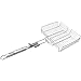 WolfWise Portable 430 Stainless Steel Barbecue BBQ Grilling Basket Removable Handle