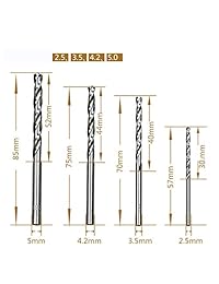 qst caidu 9pcs ajustable con mango en T Tornillo de máquina Rosca métrica Plug   M3 M4 M5 M6 M7 grifos Set   2,3 mm 3,3 mm 4,2 mm 5 mm HSS Brocas helicoidales   M3 M6 Llave