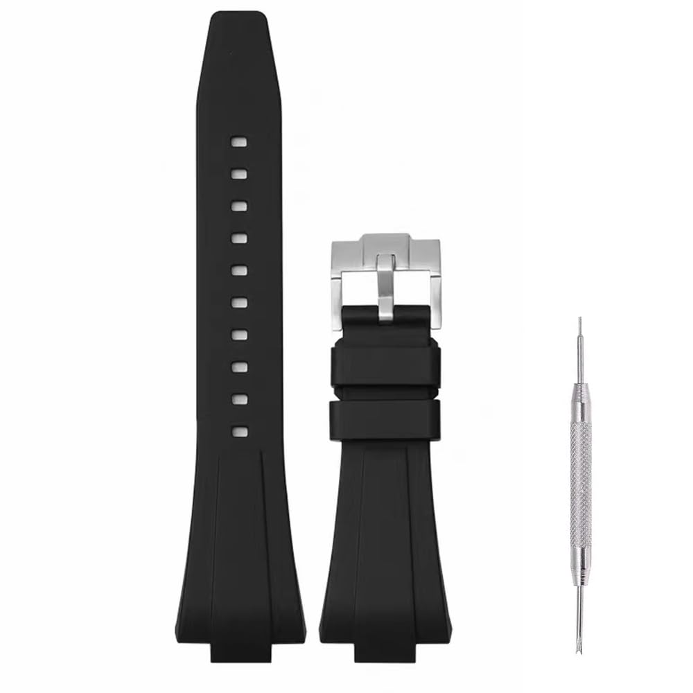 Photo 1 of 11mm/12mm Silicone Rubber Watch Band Strap Replacement for Tissot PRX Powermatic 80,35mm/ 40mm