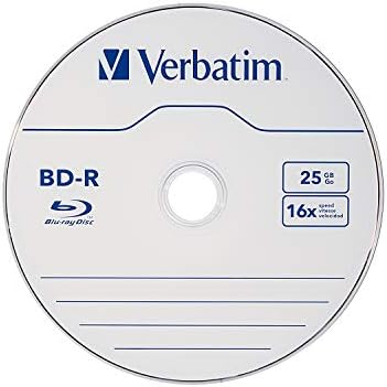 Amazon Com Verbatim R 25gb 16x Blu Ray Recordable Media Disc 10 Pack Spindle Home Audio Theater