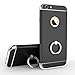 iPhone 6s case,bonsalay 3 in 1 Ultra Thin and Slim Design Built-in Kickstand Coated Premium Non Slip Surface Shockproof Metal For iPhone 6 (2014) and iPhone 6S (4.7'')(2015)-Black