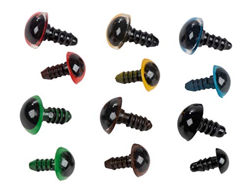 4 Safety+Eyes+304+Pack+Amigurumi+Assorted