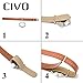 CIVO Leather NATO Watch Strap Zulu Military Swiss G10 Watch Band 18mm 20mm 22mm Standard & Extra Long
