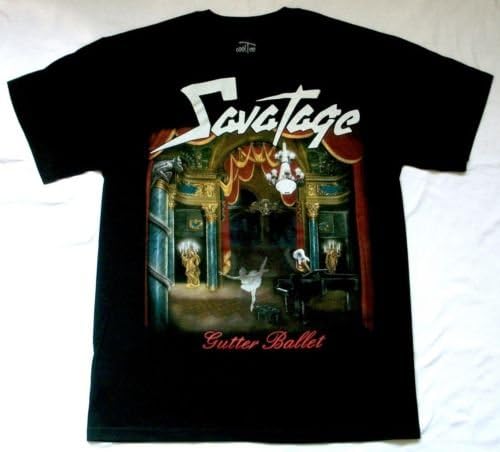SAVATAGE GUTTER BALLET'89 JON OLIVA HEAVY PROGRESSIVE METAL NEW BLACK T-SHIRT (XXL)