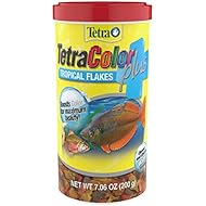 TetraColor Plus Tropical Flakes 7.06 Ounces, With Natural Color Enhancers