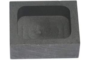 FY-STORE Gold Silver Graphite Ingot Mold Mould Crucible for Melting Casting Refining (50g)