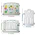 Baby Playpen Kids Activity Center - 14 Panel | Safety Play Yard Area - Indoor, Outdoor Portable Fence | Adjustable, Non-Toxic, Multi-Color Home Play Zone | Lock System Gate Door | Kid, Child, Infant