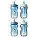 Tommee Tippee Spill-Proof Toddler Sportee Bottle Sippy Cup, 12+ months, Boy - 10 ounce, Pack of 4