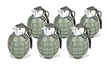 Sunny Days Entertainment Maxx Action Commando Series Toy Hand Grenades with Lights and Sounds (Pack of 6)