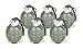Sunny Days Entertainment Maxx Action Commando Series Toy Hand Grenades with Lights and Sounds (Pack of 6)