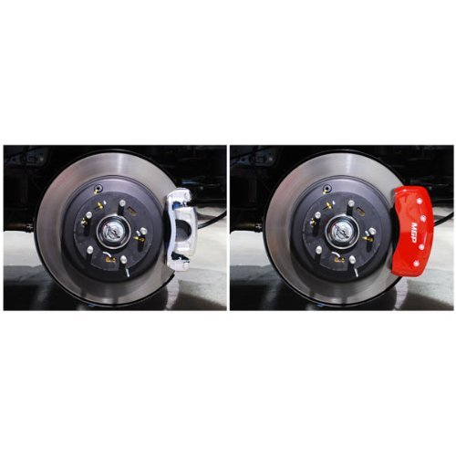 MGP Caliper Covers Mercedes E550 2003 2004 2005 2006 - Red (Certified Refurbished)