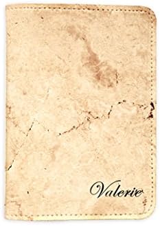 Marble Granite Pattern [ Name Customized ] Passport Holder - Novelty Leather Passport Cover - Vintage Passport Wallet - Travel Accessory Gift - Travel Wallet for Women and Men_LOKISHOP