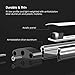 LED Under Cabinet Lighting, Teckin Touch Control Under Closet Light, Dimmable Counter Light with Ultra Slim Linkable Light Bars for Cupboard Kitchen Wardrobe Stairway, Daylight Nature 4000K, 3 Pack