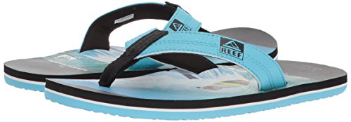 Reef Boys' Grom Photos Sandal, Surfing Pug, 3-4 Medium US Toddler