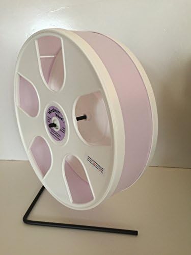 HAMSTER/SUGAR GLIDER WODENT EXERCISE WHEEL 8" DIAMETER LAVENDER WITH WHITE PANELS