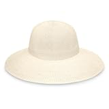 Wallaroo Women's Victoria Diva Sun Hat- Packable Straw Hat