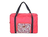 GZMM Foldable Travel Duffel Bag Luggage Sports Gym Water Resistant Oxford