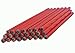 ezpencils - Red Barrel Hexagon Pencils with Red Eraser and Red Ferrule - 36 pkg - Non-Smudge Eraser - # 2 HB Lead - Unsharpened