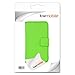 kwmobile Elegant synthetic leather case for the Huawei Ascend Y300 with magnetic fastener and stand function in green