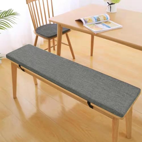 3CM Dicke Sitzauflage Sitzkissen Bank, Bankauflage Bankkissen, Waschbare Stuhlkissen Bankpolster, Gartenbank Auflage Outdoor, Sitzkissen Groß für Stuh
